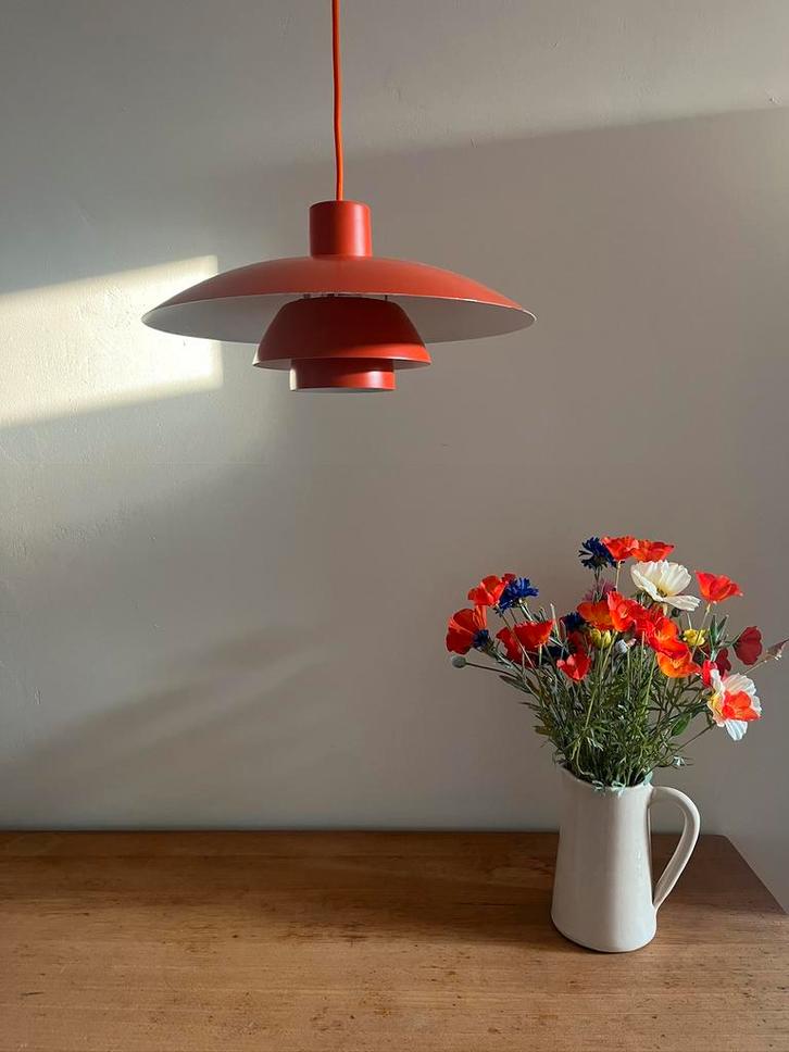 Vintage Louis Poulsen PH4/3 - Poul Henningsen design, Huis en Inrichting, Lampen | Hanglampen, Minder dan 50 cm, Metaal, Ophalen of Verzenden