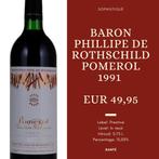 Baron Phillipe de Rothschild Pomerol 1991 | EUR 49,95, Verzamelen, Nieuw, Rode wijn, Frankrijk, Vol