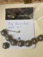 Prachtige set, zilver, armband en ring Zeeuwse Knop, Ophalen of Verzenden, Gebruikt, Zilver, Zilver