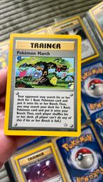 Pokemon trainer pokemon march 102/111 neo genesis, Ophalen of Verzenden, Zo goed als nieuw, Losse kaart