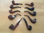 verzameling 10 oude bruyere pijpen gemerkt, Ophalen of Verzenden, Gebruikt, (Water)pijp