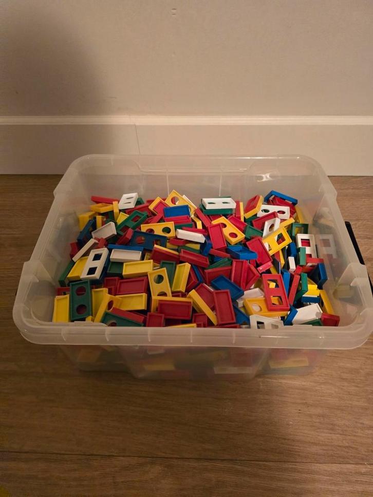 Dominostenen - Diverse Kleuren, Kinderen en Baby's, Speelgoed | Bouwstenen, Gebruikt, Overige merken, Ophalen