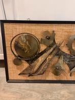 UNIEK Vintage Brutalist Henrik Horst Wall Panel Wall Object, Ophalen of Verzenden