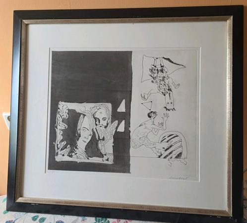 Lucebert Ets - 1/190, Antiek en Kunst, Kunst | Etsen en Gravures, Ophalen of Verzenden