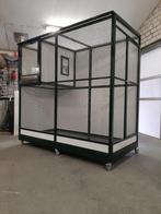 Aluminium volière op maat gemaakt, Dieren en Toebehoren, Vogels | Hokken en Kooien, Ophalen of Verzenden, Nieuw, Aluminium, Volière