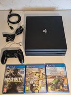 Playstation 4 PRO 1TB compleet, controller, spellen, kabels., Spelcomputers en Games, Spelcomputers | Sony PlayStation 4, Met games