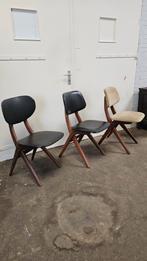 3 vintage webe scissor design stoelen Louis van Teeffelen, Huis en Inrichting, Stoelen, Ophalen, Gebruikt, Twee