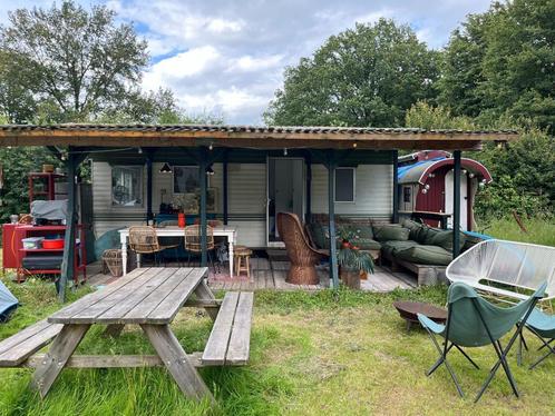 4 persoons caravan te huur op camping de Lievelinge, Vakantie, Campings, Overige, Aan meer of rivier, Internet, Open haard, Speeltuin
