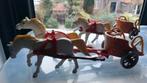 2x een ( romeinse)strijdwagen met paarden van playmobil, Ophalen of Verzenden, Zo goed als nieuw