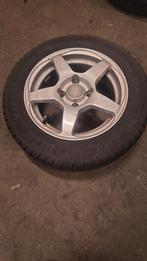 Aluminium wielen met all season banden citroen, Auto-onderdelen, Banden en Velgen, Ophalen, 205 mm, All Season, Banden en Velgen