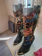 Schitterende laarzen Versace Jeans Couture zgan, Hoge laarzen, Zwart, Ophalen of Verzenden, Versace Jeans Couture