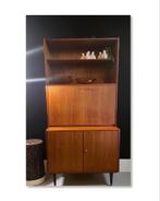 Vintage Deens design secretaire/archiefkast, Ophalen, Gebruikt, Vintage design