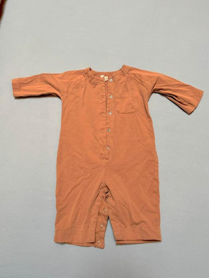 Gray label baby overall - peanut color - 6-9months, Kinderen en Baby's, Babykleding | Maat 68, Zo goed als nieuw, Jongetje of Meisje