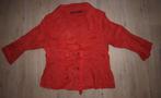 Steps Rood Linnen Jasje (42), Kleding | Dames, Maat 42/44 (L), Ophalen of Verzenden, Steps, Jasje