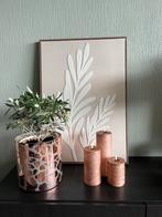 PTMD leopard vaas (roze), Overige materialen, Overige kleuren, Nieuw, Ophalen of Verzenden