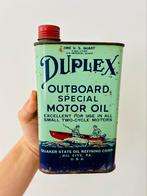 Olieblik olie blik oil can vintage full duplex outboard, Ophalen of Verzenden, Gebruikt, Overige, Overige merken