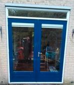 Hardhouten kozijn hardhouten tuindeuren dubbel glas, Doe-het-zelf en Verbouw, Kozijnen en Schuifpuien, Ophalen of Verzenden, Zo goed als nieuw