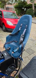 Thule Yepp 2 Maxi Fietsstoeltje Blauw bagagedrager, Achterzitje, Ophalen of Verzenden, Thule, Gebruikt