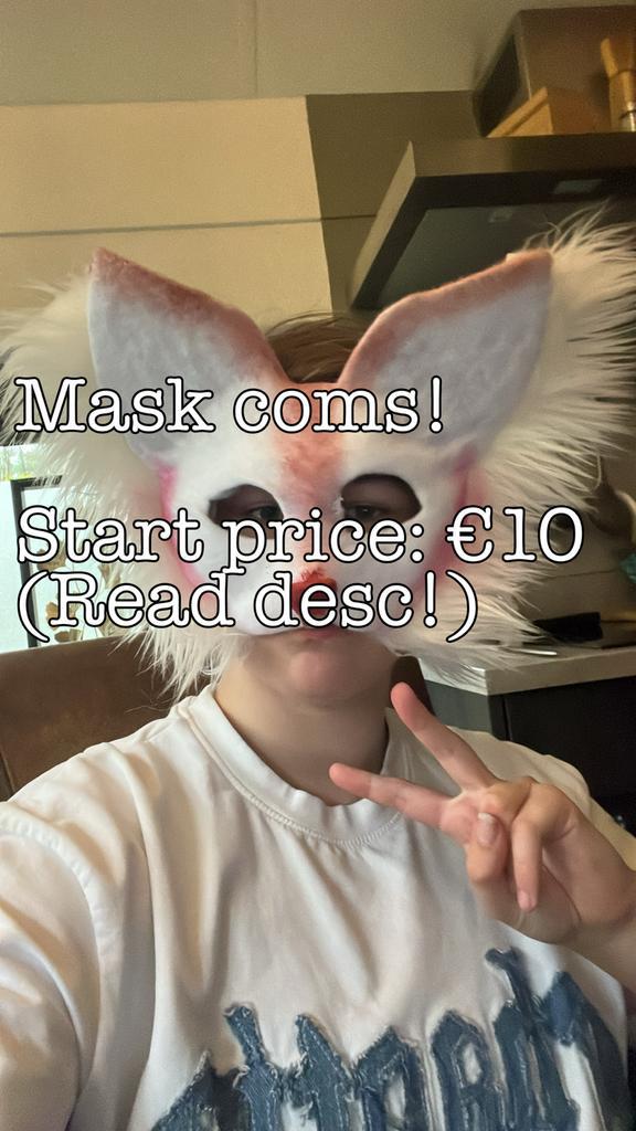 Therian mask commisions!!, Hobby en Vrije tijd, Kostuums, Theaterbenodigdheden en LARP, Nieuw, Accessoires, Verzenden