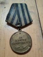 WW2 Medaille Soviet CCCP voor de verovering Koningsbergen, Ophalen of Verzenden, Landmacht, Overige gebieden, Embleem of Badge