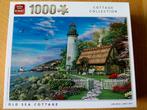 Old Sea Cottage puzzel 1000 stukjes, Ophalen of Verzenden, 500 t/m 1500 stukjes, Gebruikt, Legpuzzel