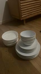 Serviesset wit IKEA/HEMA | pastaborden kommen borden, Compleet servies, Ophalen of Verzenden, Effen, Zo goed als nieuw