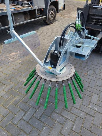 Hydraulische Onkruidborstel minishovel heftruck 