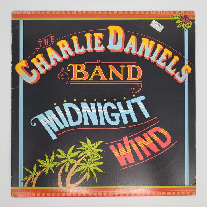Charlie Daniels Band - Midnight Wind - LP - Epic US '77, Cd's en Dvd's, Vinyl | Rock, Gebruikt, Overige genres, 12 inch, Ophalen of Verzenden