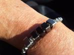 Otazu armband nieuw, Verzenden, Nieuw, Zwart, Zilver
