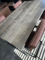 Eettafel plus 4 stoelen, Huis en Inrichting, Tafels | Eettafels, Ophalen, 50 tot 100 cm, Zo goed als nieuw, 150 tot 200 cm