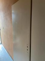 Gebruikte opdekdeur 73x 201,5 Linksdraaiend, Doe-het-zelf en Verbouw, Deuren en Horren, Ophalen, Gebruikt, Binnendeur, 200 tot 215 cm