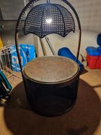 Antieke Webbing bijzettafel met geïntegreerde lamp, Ophalen