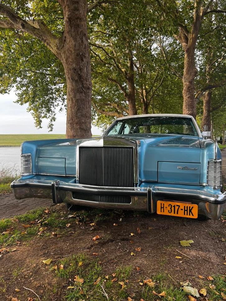 Lincoln towncar 1978 Blauw met nieuwe lpg inst., Auto's, Lincoln, Particulier, Town Car, LPG, Sedan, Automaat, Geïmporteerd, Blauw