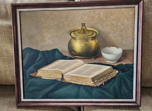 Stilleven van F.T.H. van Gaalen, Antiek en Kunst, Kunst | Schilderijen | Klassiek, Ophalen of Verzenden