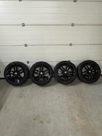 18 inch zwarte velgen met winterbanden 5x112 TPMS Vredestein, Auto-onderdelen, Ophalen, 18 inch, Banden en Velgen, Winterbanden