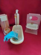Nostalgische badkamer poppenhuis, Verzamelen, Poppenhuizen en Toebehoren, Ophalen of Verzenden, Zo goed als nieuw, Poppenhuis