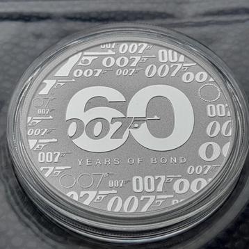 2022 James Bond 60 Years 1 oz silver Perth Mint