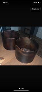 2 lampenkappen, Huis en Inrichting, Ophalen of Verzenden, Rond, Minder dan 25 cm
