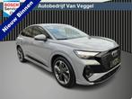 Audi Q4 Sportback e-tron 45 quattro Advanced edition 77 kWh, Auto's, Audi, Automaat, Stof, Gebruikt, Zwart