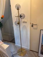 vloerlamp goud met 3 glazen bollen – modern design, Ophalen, Zo goed als nieuw, 150 tot 200 cm