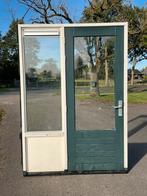 Deur met zijlicht, 75 tot 150 cm, Deurkozijn, Ophalen of Verzenden, Zo goed als nieuw