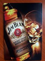 Jim Beam 20x30 cm Reclamebord, Ophalen of Verzenden, Nieuw, Reclamebord