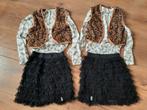 Tweeling meisjes kleding setje in de maat 128/134/140, Ophalen of Verzenden, Zo goed als nieuw, Kleding