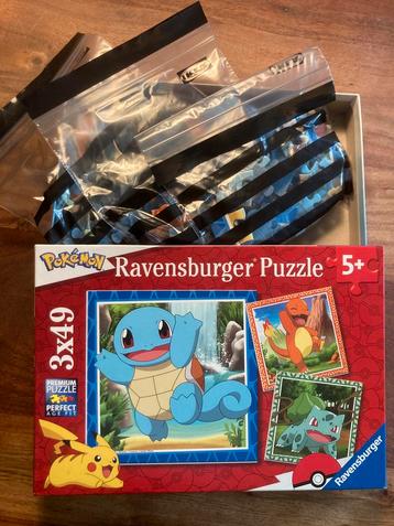 Pokémon Puzzels - Ravensburger 3x49 stukjes beschikbaar voor biedingen