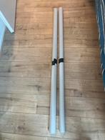 Beige rolgordijnen 2x1.50m, Ophalen, Gebruikt, Beige, 150 tot 200 cm