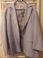 Mooi 3-delig damespak maat 44, Kostuum of Pak, Paars, Maat 42/44 (L), Ophalen of Verzenden