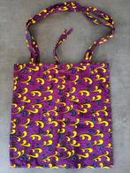 Shopper | Tas in tas | Afrikaanse stof, Ophalen of Verzenden, Nieuw, Paars, Shopper