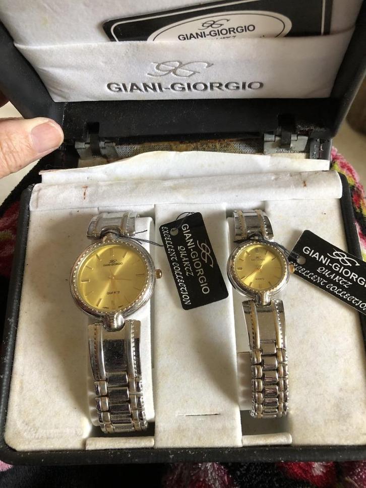 Horloge giani giorgio set voor dame en heer nieuw, Sieraden, Tassen en Uiterlijk, Horloges | Heren, Nieuw, Polshorloge, Overige merken