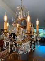 Antieke Franse Kroonluchter, Huis en Inrichting, Lampen | Kroonluchters, Ophalen of Verzenden, Gebruikt, Glas, Franse Kroonluchter eind 18e eeuw