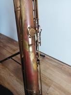 bariton saxofoon lage A, Ophalen, Gebruikt, Bariton, Met koffer